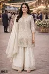 Veena By Mrudangi Chinon Best Readymade Palzzo Suits Wholesale Shop In Surat
